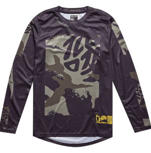 Polera Troy Lee Desing Flowline LS Confined Black - procircuit