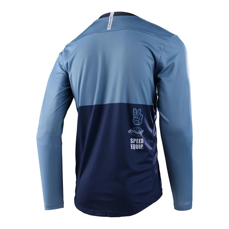 Polera Troy Lee Desing Flowline manga larga Scripter Windward - procircuit