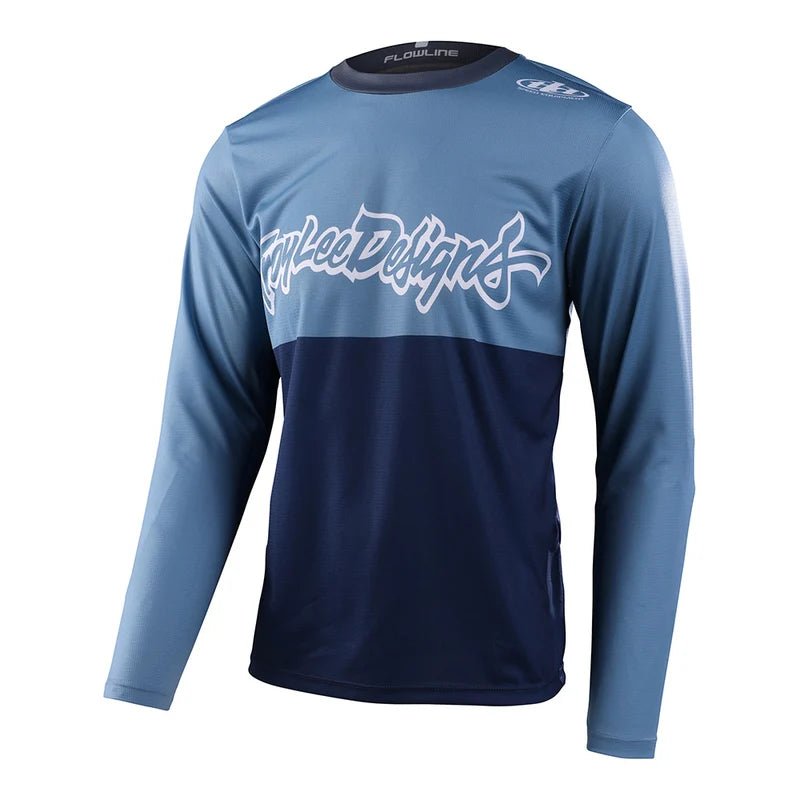 Polera Troy Lee Desing Flowline manga larga Scripter Windward - procircuit