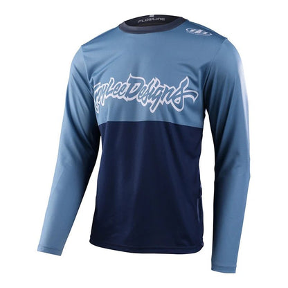 Polera Troy Lee Desing Flowline manga larga Scripter Windward - procircuit