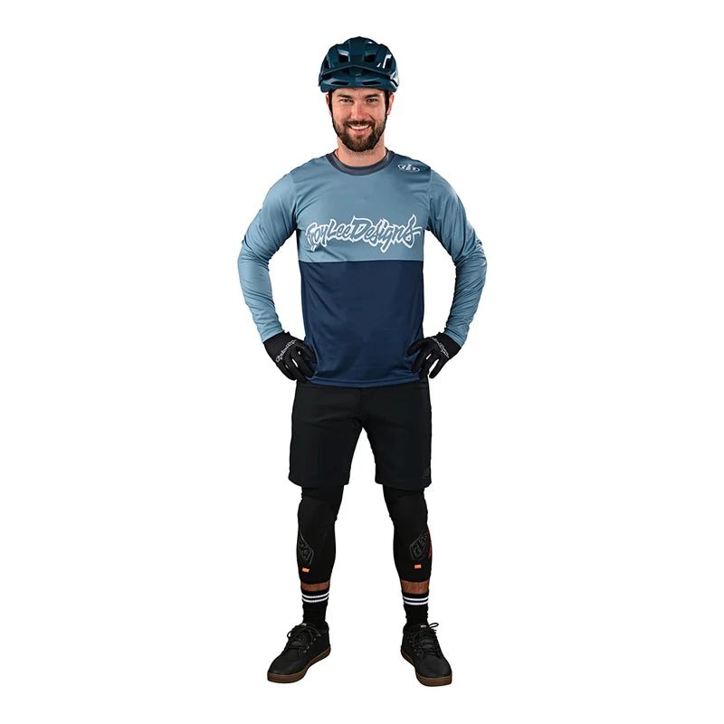 Polera Troy Lee Desing Flowline manga larga Scripter Windward - procircuit