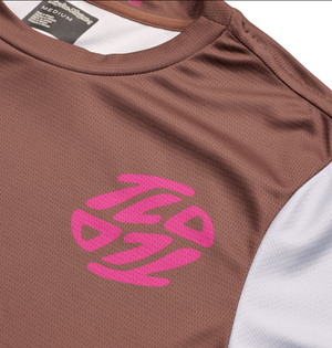 Polera Troy Lee Desing Flowline SS Flipped Chocolate - procircuit