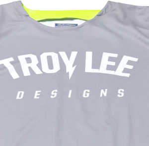 Polera Troy Lee Desing GP Pro Boltz Silver / Glo Green - procircuit