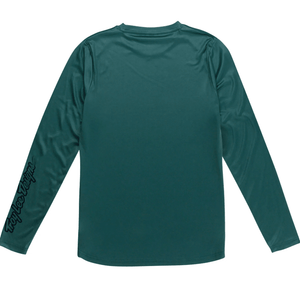 Polera Troy Lee Desing Lilium manga larga mono Jade damas - procircuit