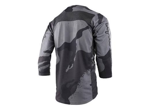 Polera Troy Lee Desing Ruckus Camber Camo Black Heather - procircuit