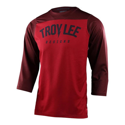 Polera Troy Lee Desing Ruckus Camber Oxblood - procircuit