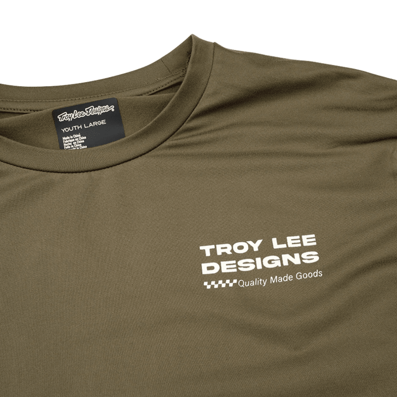 Polera Troy Lee Desing Ruckus Manga Larga Ride Tee Factory Carper infantil - procircuit