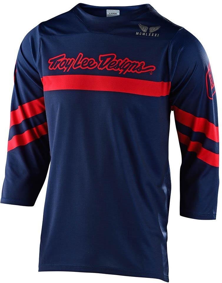 Polera Troy Lee Desing Ruckus Navy - procircuit