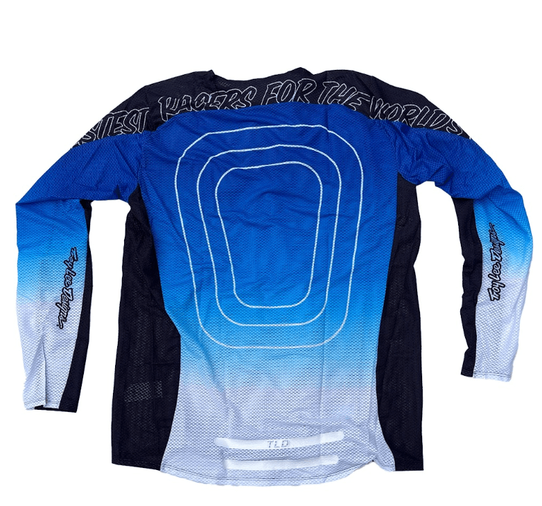 Polera Troy Lee Desing SE Pro Air manga larga Richter black / blue - procircuit