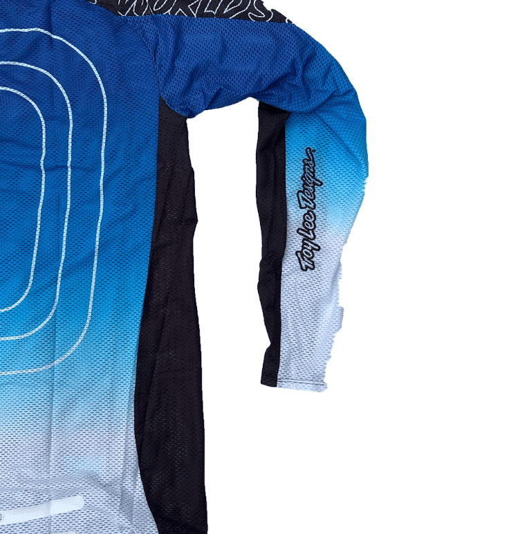 Polera Troy Lee Desing SE Pro Air manga larga Richter black / blue - procircuit