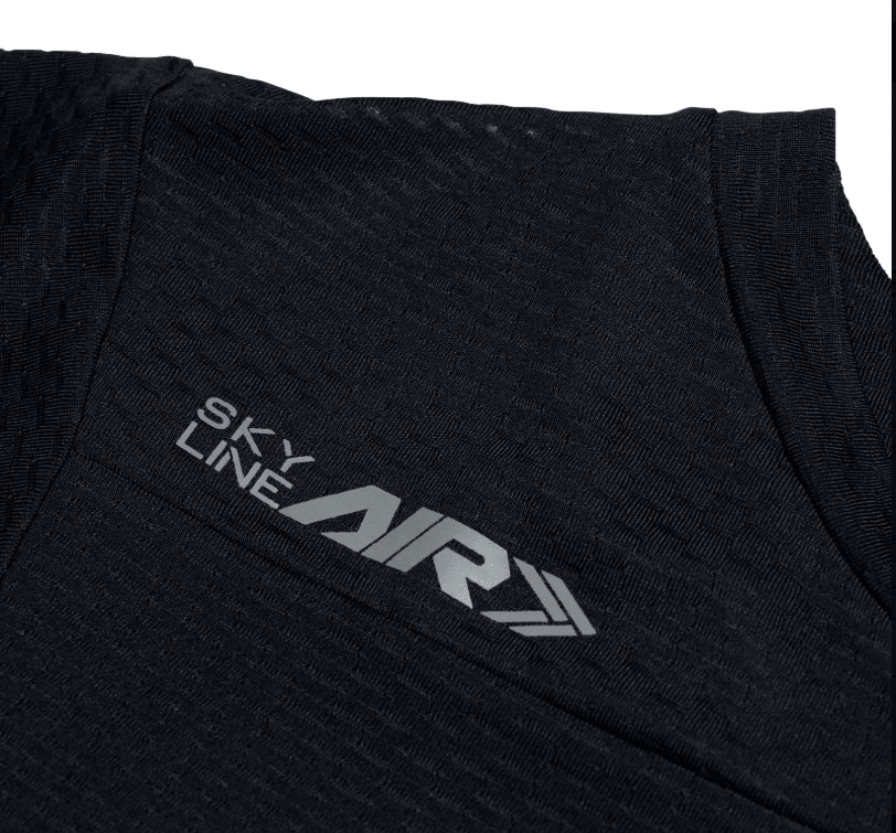 Polera Troy Lee Desing Skyline Air manga larga Mono Black - procircuit
