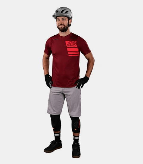 Polera Troy Lee Desing Skyline Air Stacks Syrah - procircuit