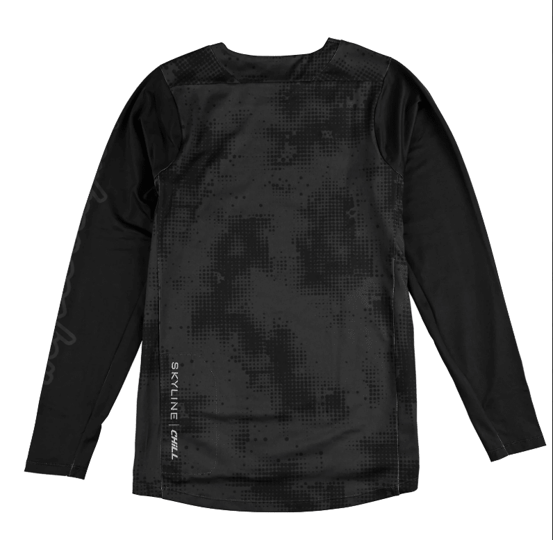 Polera Troy Lee Desing Skyline Chill Scattered Carbon - procircuit