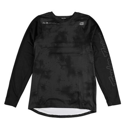 Polera Troy Lee Desing Skyline Chill Scattered Carbon - procircuit