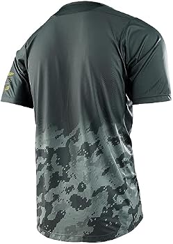 Polera Troy Lee Desing Skyline manga corta Fader Digi Green - procircuit