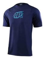 Polera Troy Lee Desing Skyline manga corta Iconic Navy - procircuit