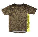 Polera Troy Lee Desing Skyline manga corta Scrubland Olive - procircuit