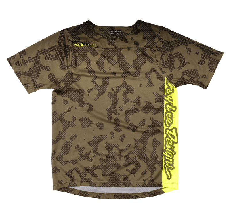 Polera Troy Lee Desing Skyline manga corta Scrubland Olive - procircuit