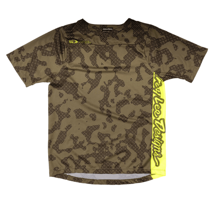 Polera Troy Lee Desing Skyline manga corta Scrubland Olive - procircuit