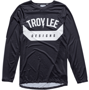 Polera Troy Lee Desing Skyline manga larga Aircore Black - procircuit