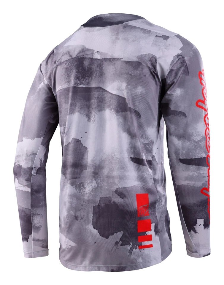 Polera Troy Lee Desing Skyline manga larga Blocks Cement - procircuit