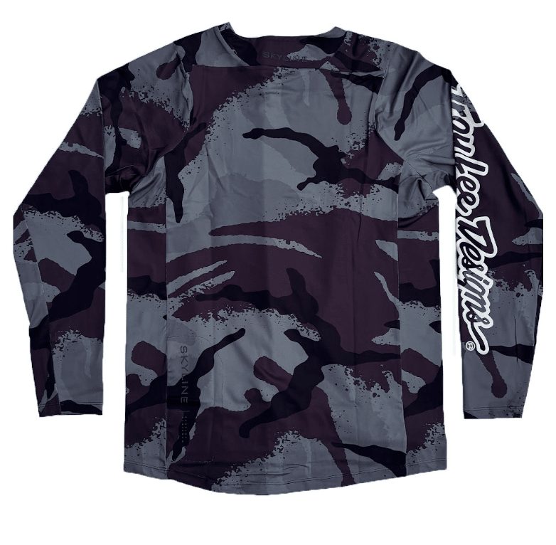 Polera Troy Lee Desing Skyline manga larga Chill Cams Black - procircuit