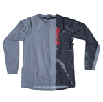 Polera Troy Lee Desing Skyline manga larga Half Dye Cement - procircuit