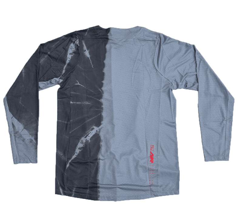 Polera Troy Lee Desing Skyline manga larga Half Dye Cement - procircuit