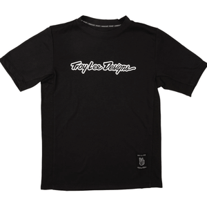 Polera Troy Lee Desing Skyline Ride manga corta Signature Black - procircuit