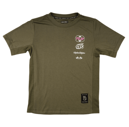Polera Troy Lee Desing Skyline Ride manga corta Worldwide Caper juvenil - procircuit