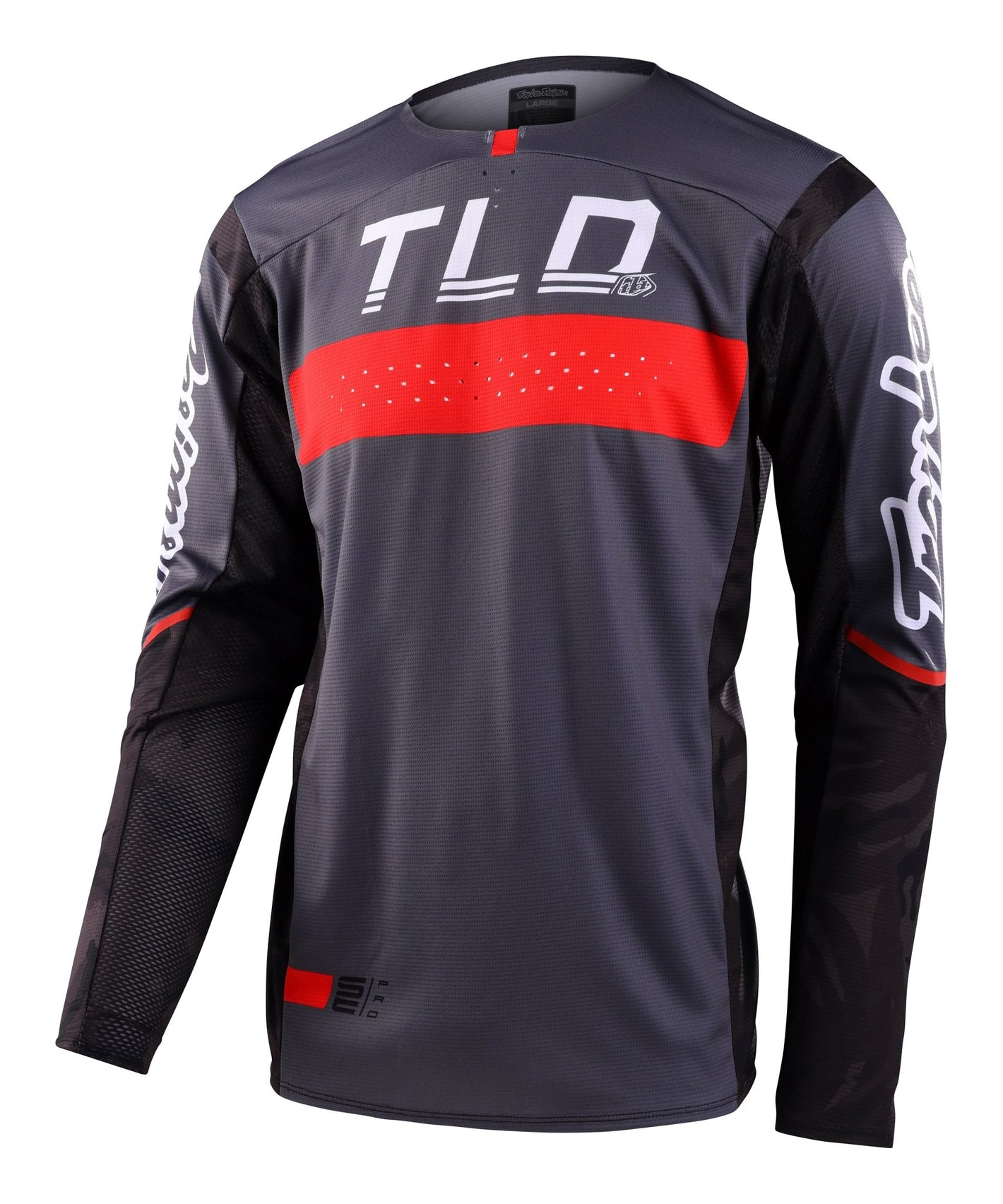 POLERA TROY LEE SE PRO GRID CAMO BLACK / GRAY - procircuitcl