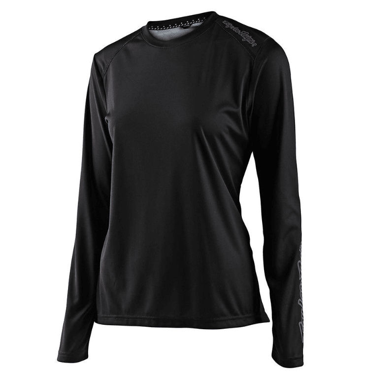 POLERA TROY LEE WOMENS LILIUM LS BLACK - procircuit