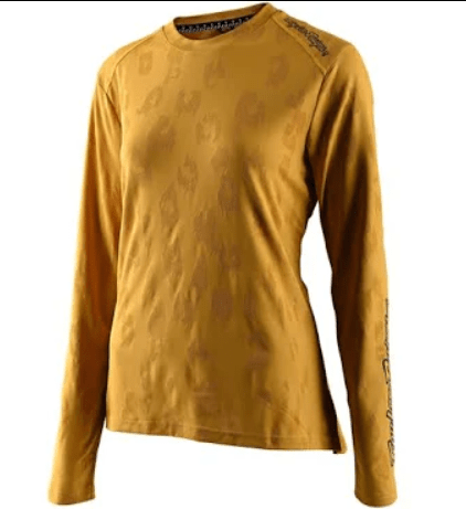 POLERA TROY LEE WOMENS LILIUM LS JACQUARD HONEY - procircuit