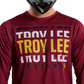 Polera Troy Lee Desing Ruckus 3/4 Spun Oxblood