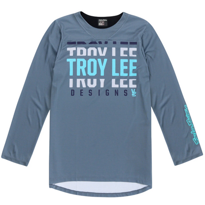 Polera Troy Lee Desing Ruckus 3/4 Spun Steel Blue