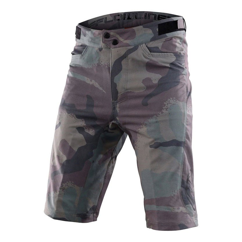 Short Troy Lee Desing Flowline Shell Camo Woodland - procircuit