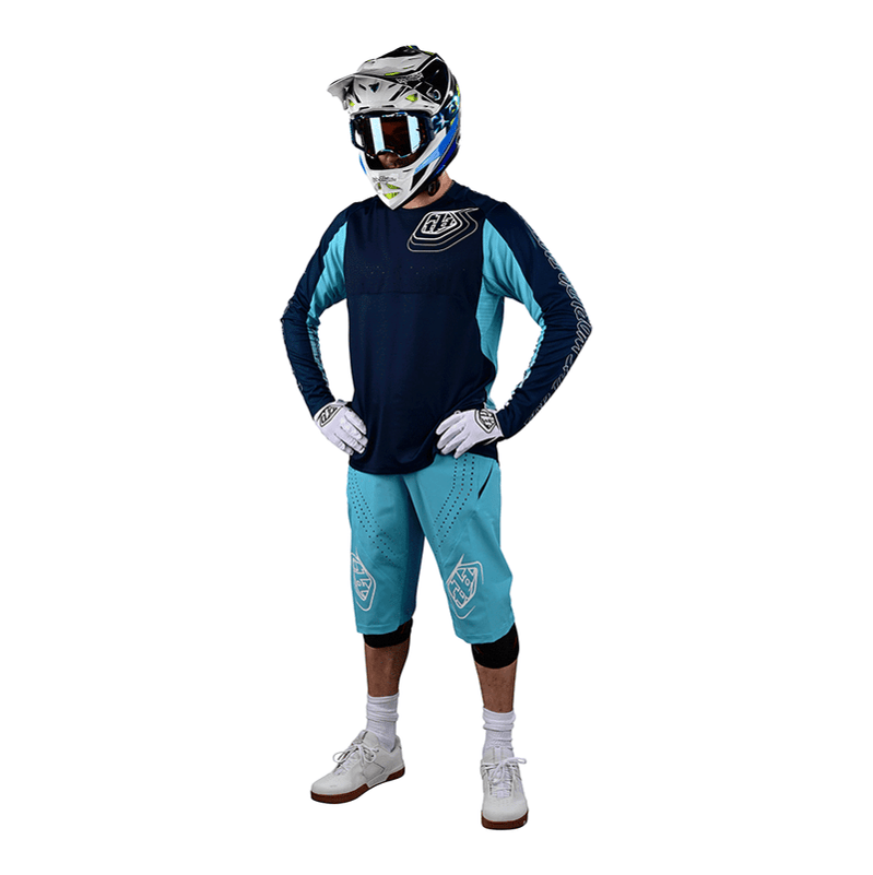 Short Troy Lee Desing Sprint Mono super Aqua - procircuit