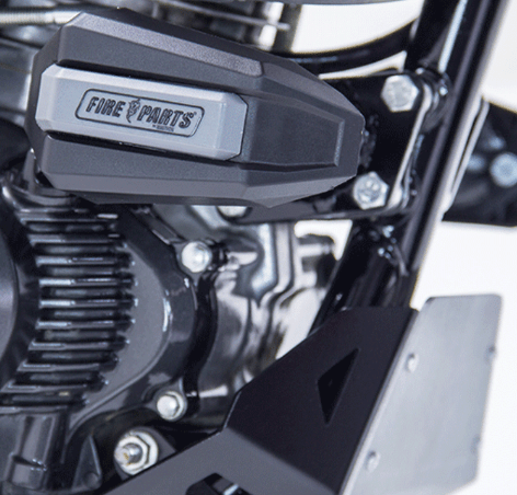 SLIDER GHOST NEGRO/GRIS HONDA XRE190/XR190L - procircuitcl