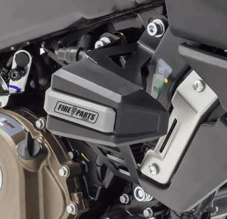 Accesorio FP MOTOS slider ghost negro/gris para pulsar