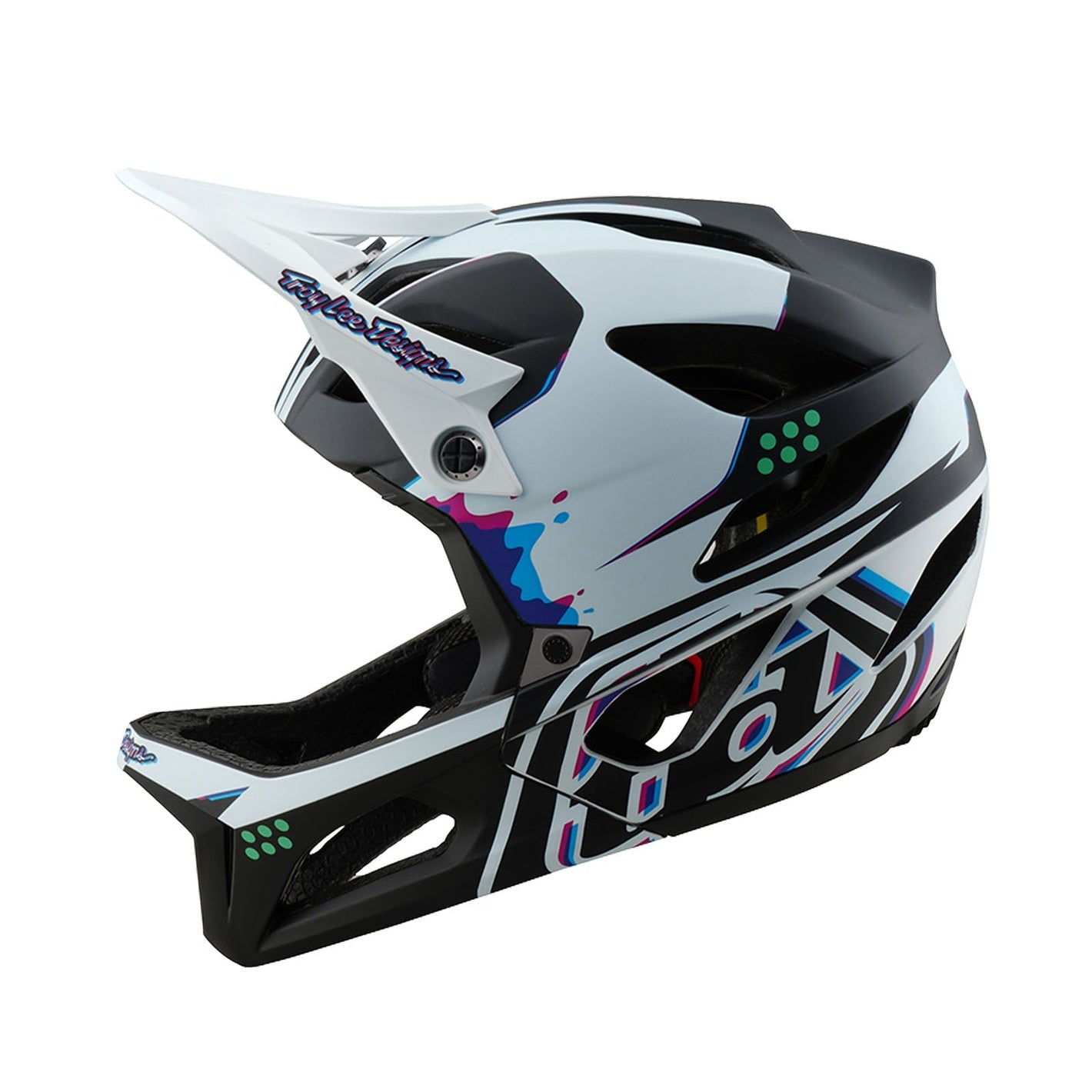 Troy Lee Designs Casco de Bicicleta Stage Trooper Blanco - procircuitcl