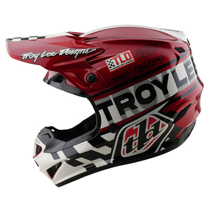 Troy Lee Designs Casco De Moto GP Pro Fifty - 50 Blanco / Rojo - procircuitcl