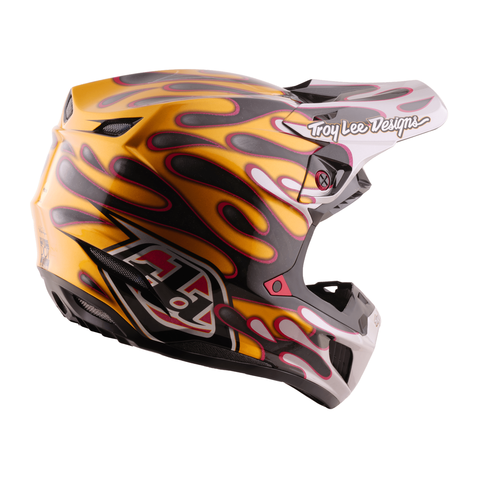 TROY LEE DESIGNS CASCO SE5 CARBON OVERSPRAY BLACK / GOLD - procircuitcl