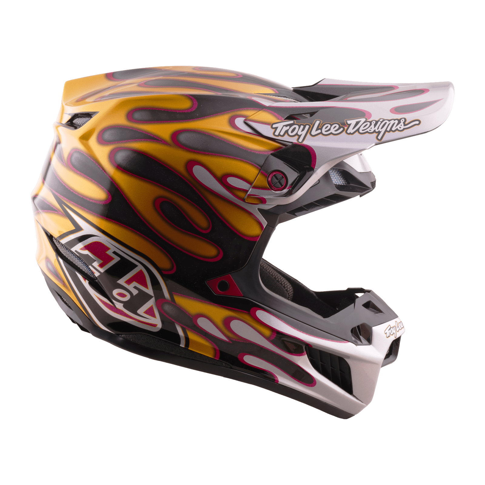 TROY LEE DESIGNS CASCO SE5 CARBON OVERSPRAY BLACK / GOLD - procircuitcl