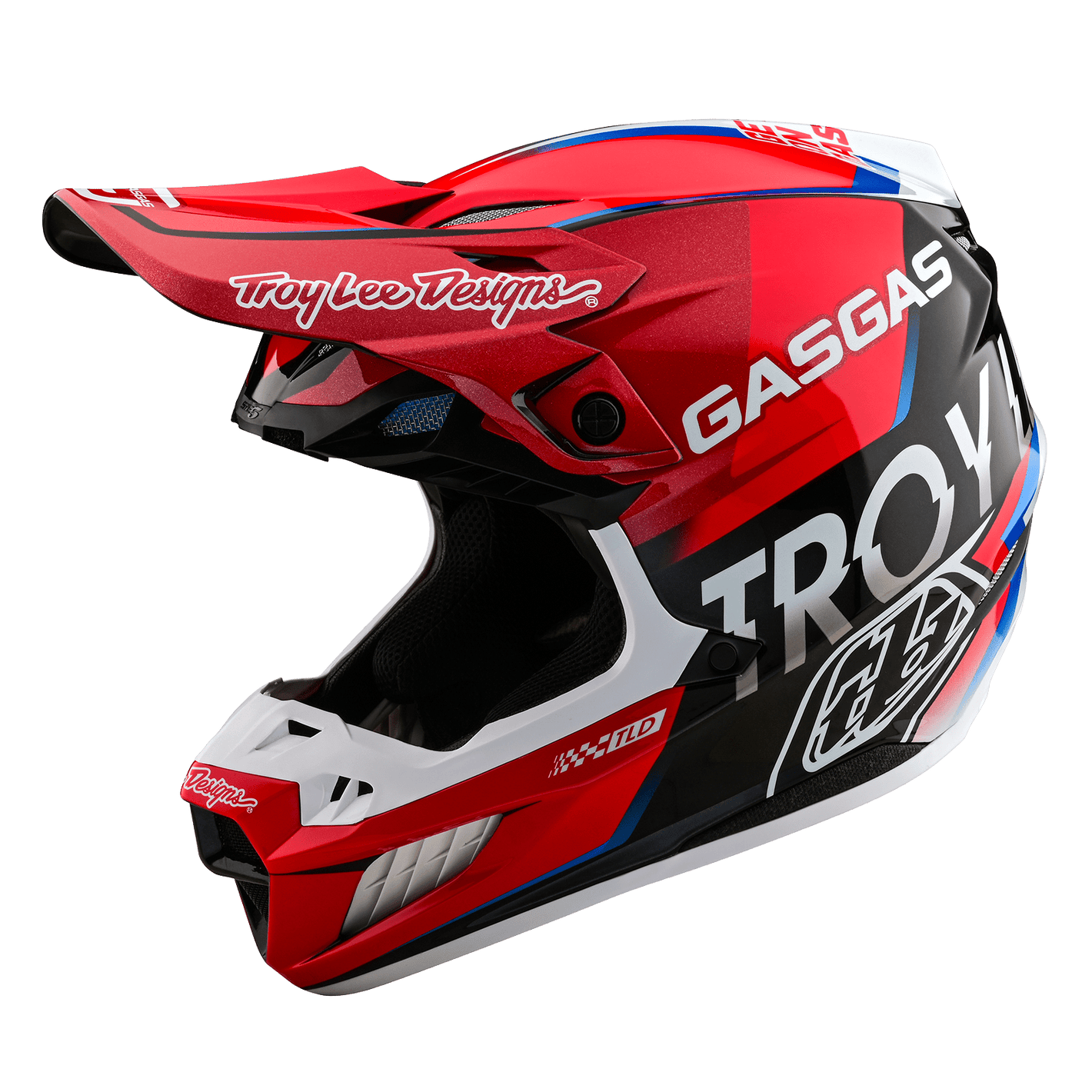 Troy Lee Designs Casco SE5 Composite GasGas Fumes Red/Black - procircuitcl