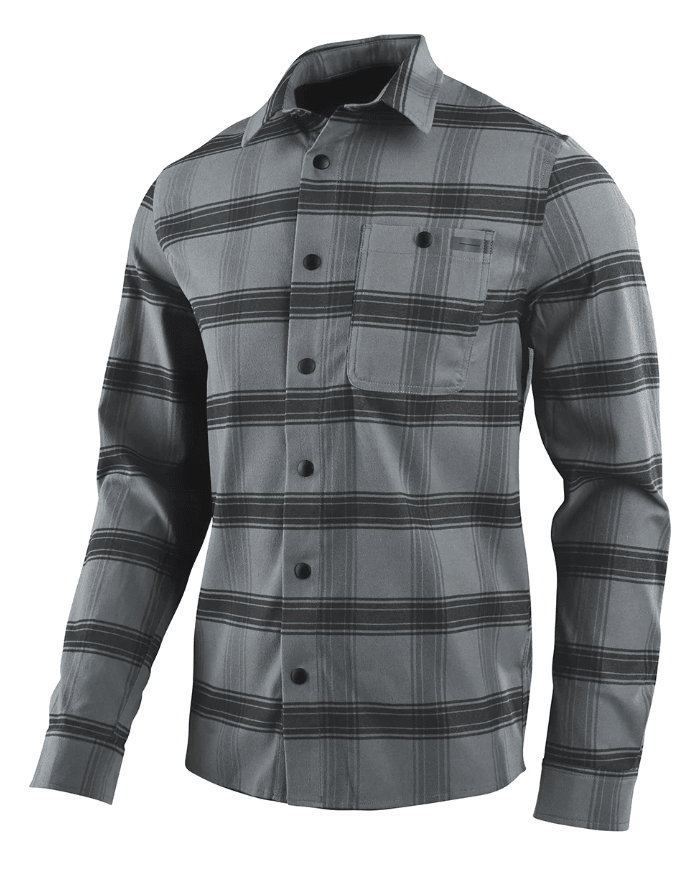 TROY LEE DESIGNS GRIND FLANNEL STRIPE CARBON - procircuitcl