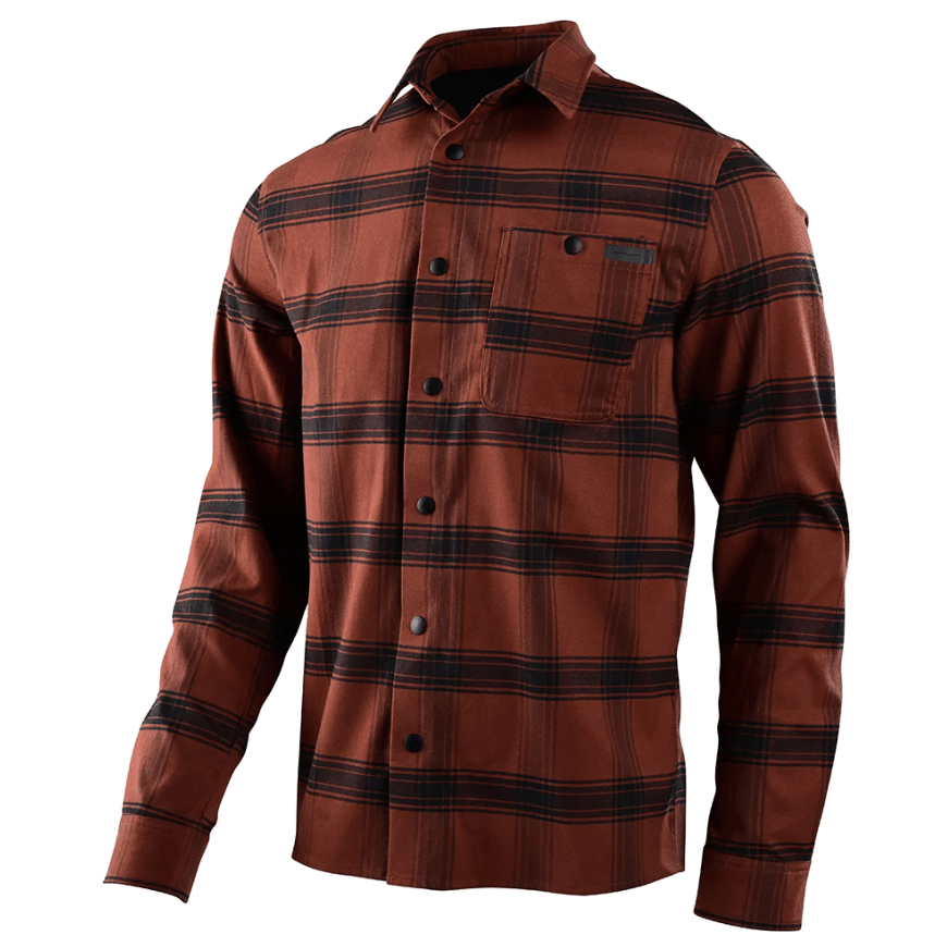 TROY LEE DESIGNS GRIND FLANNEL STRIPE RUSSET - procircuitcl