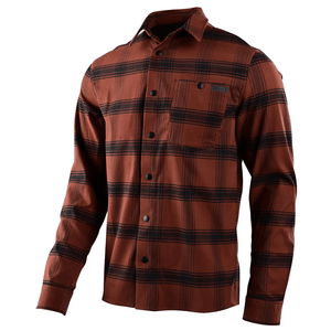 TROY LEE DESIGNS GRIND FLANNEL STRIPE RUSSET - procircuitcl