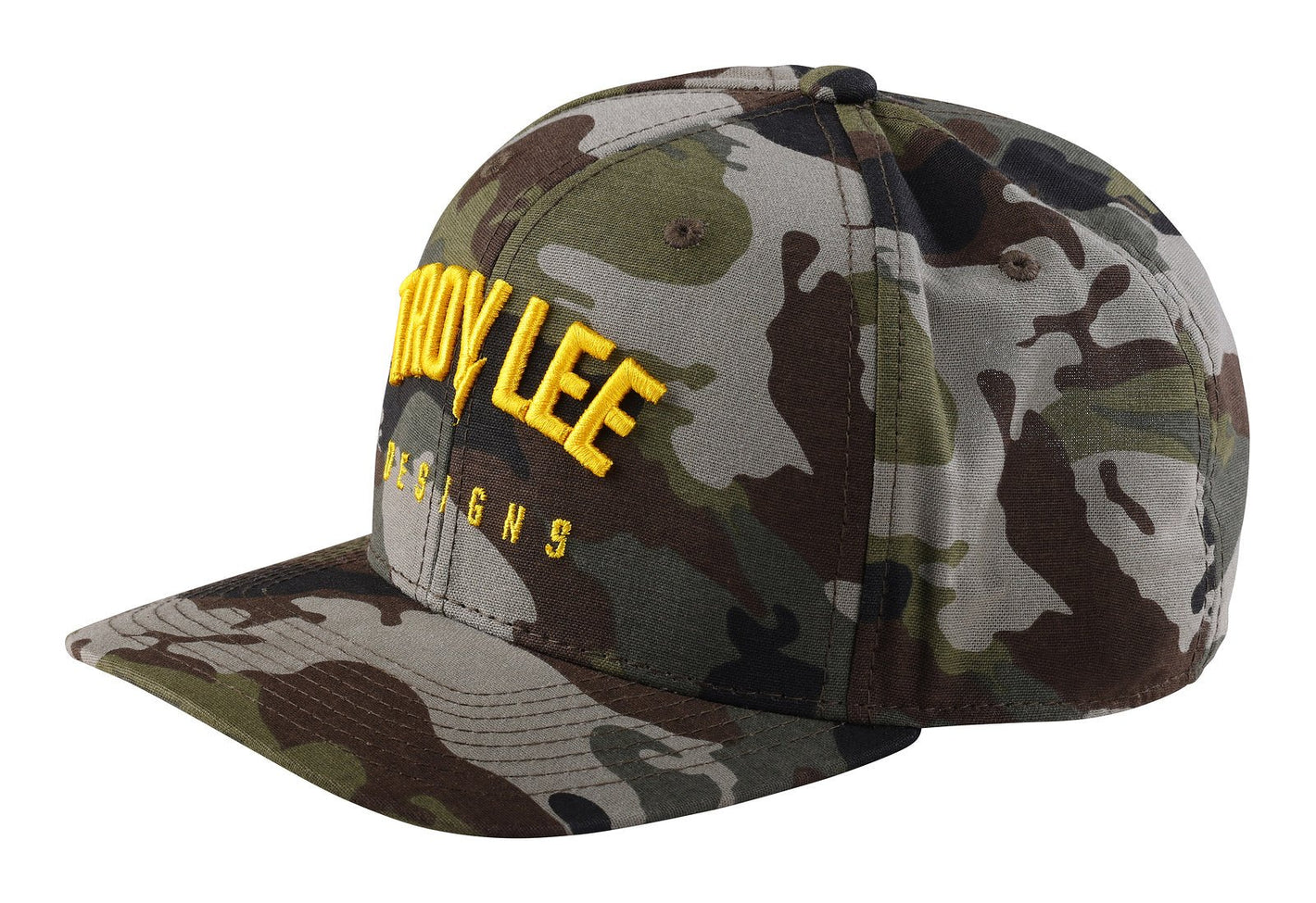 Troy Lee Designs Jockey Snapback Bolt Forest Camo - procircuitcl