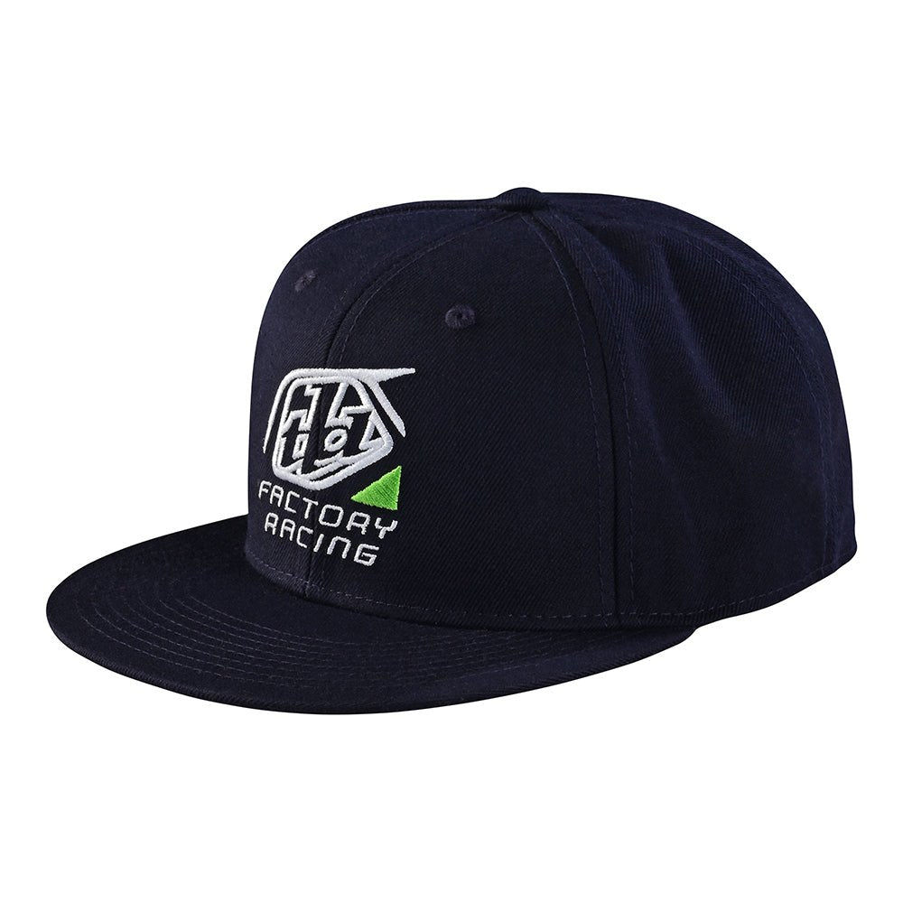 Troy Lee Designs Jockey Snapback Factory Icon Navy - procircuitcl