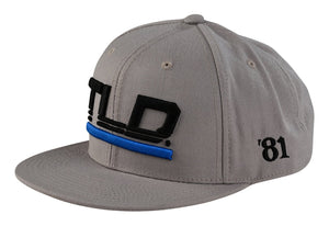 Troy Lee Designs Jockey Snapback Speed Gris - procircuitcl